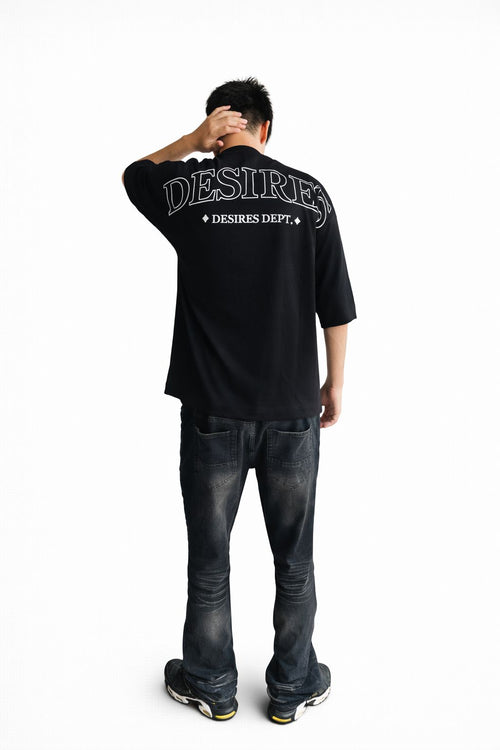 DESIRES DEPT. TEE — BLACK